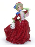 Royal Doulton Autumn Breeze M241 Miniature Pretty Ladies Figurine