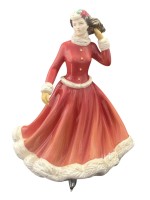 Royal Doulton Winter Fun Pretty Ladies Figurine HN5258 Royal Doulton Winter Fun Pretty Ladies Figurine HN5258