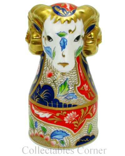 Showing image for Royal Worcester Heraldic Ram Limited Edition Candle Snuffer Royal Worcester Heraldic Ram Limited Edition Candle Snuffer image