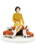 Royal Doulton At Home Celebrating Queen Elizabeth at 90 Figurine HN5807 Royal Doulton At Home Celebrating Queen Elizabeth at 90 Figurine HN5807