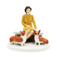 Royal Doulton At Home Celebrating Queen Elizabeth at 90 Figurine HN5807