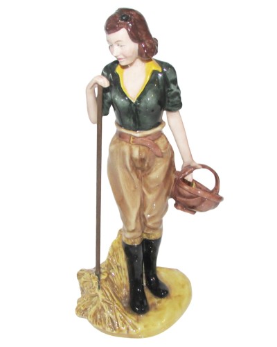 Royal Doulton The Land Girl Nostalgia Classic Figurine HN4361 Royal Doulton, Classic Figurines, Royal Doulton Prestige, Royal Doulton, Pre Owned image