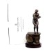 Royal Doulton Rugby Player Bronze Effect Sporting Figurine SG3 image