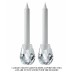 Royal Doulton Radiance Fine Crystal Candle Holders (x 2) image