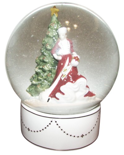Royal Doulton Christmas Day Limited Edition Snowglobe HN5523 Royal Doulton, Royal Doulton Petite Pretty Ladies, Figurines & Collectables, Royal Doulton image