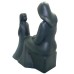 Royal Doulton Mother and Daughter Black Basalt Images Figurine HN2843 image