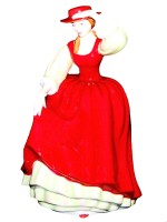 Royal Doulton Buttercup Red Petite Pretty Ladies figurine HN5270 Royal Doulton Buttercup Red Petite Pretty Ladies figurine HN5270