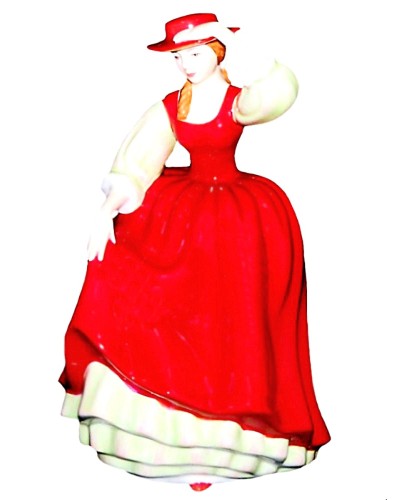 Royal Doulton Buttercup Red Petite Pretty Ladies figurine HN5270 image