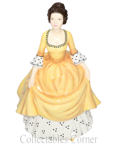 Royal Doulton Coralie Pretty Ladies Figurine HN4929 unboxed Royal Doulton, Royal Doulton Petite Pretty Ladies, Figurines & Collectables, Royal Doulton, Pre Owned image