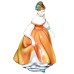 Royal Doulton Fair Lady Orange Dress Petite Pretty Ladies Figurine HN5274 image