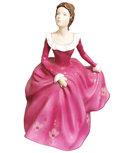 Royal Doulton Fragrance in Pink Petite Pretty Ladies Figurine HN5271 image