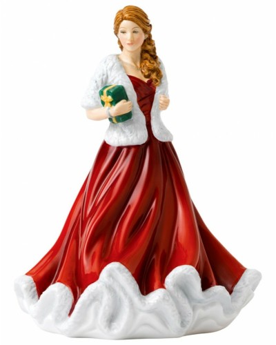 Royal Doulton Glad Tidings HN5892 Christmas petite of the year Figurine 2018 image