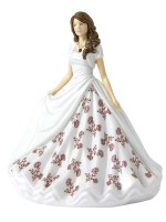 Royal Doulton January Garnet Birthstone figurine HN5897 Royal Doulton January Garnet Birthstone figurine HN5897