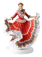 Royal Doulton Mexican Hat Dance Dancers of the World Figure HN5643 Royal Doulton Mexican Hat Dance Dancers of the World Figure HN5643