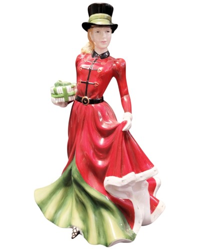Royal Doulton Christmas Day 2006 Annual Pretty Ladies Figurine HN4899 Royal Doulton, Royal Doulton Contemporary Pretty Ladies, Pretty Ladies, Figurines & Collectables, Pre Owned, Christmas All, Christmas Gifts image