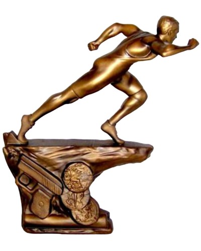 Royal Doulton Sprinter SG6 Bronze Effect Porcelain Sporting Figurine Royal Doulton, Figurines & Collectables, Royal Doulton, Brand New image
