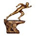 Royal Doulton Sprinter SG6 Bronze Effect Porcelain Sporting Figurine image