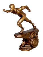 Royal Doulton Sprinter SG6 Bronze Effect Porcelain Sporting Figurine