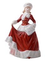 Royal Doulton Winter`s Eve Pretty Ladies Figurine HN4853 Royal Doulton Winter`s Eve Pretty Ladies Figurine HN4853