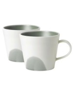 Royal Doulton 1815 Green Mug (Set of 2)