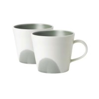 Royal Doulton 1815 Green Mug (Set of 2)