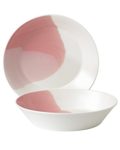 Royal Doulton Signature 1815 Coral Pasta Bowl 23 cm (Set of 2) image