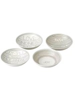 Royal Doulton Taupe Bowls 14 cm by Ellen DeGeneres (Set of 4)