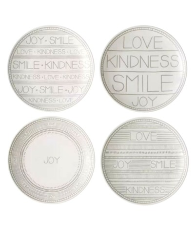 Royal Doulton Taupe Side Plates 16 cm by Ellen DeGeneres (Set of 4) Royal Doulton, Royal Doulton, Royal Doulton, Brand New , Wedding Gifts image