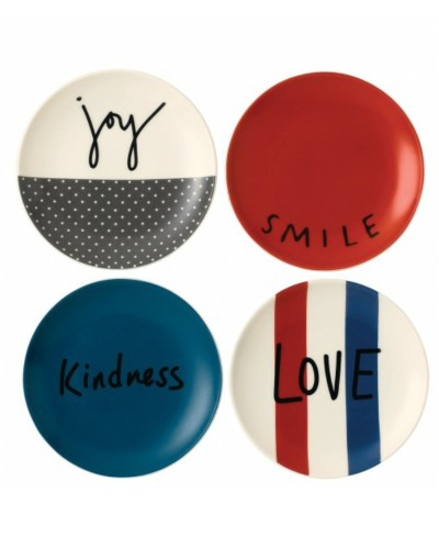 Royal Doulton Ellen DeGeneres Joy Side Plates 21cm (Set of 4) Royal Doulton, Royal Doulton, Royal Doulton, Brand New , Wedding Gifts image