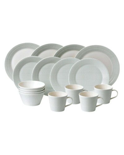 Royal Doulton Pacific Mint Dots 16 Piece Dinner Set image