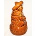Sadler Mexican Brown Treacle Glazed Coffee Storage Canister Tableware, Sadler image