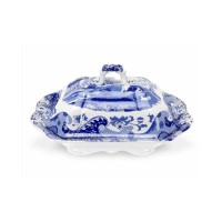 Spode Blue Italian Covered Vegetable Dish