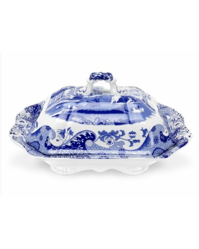 Spode Blue Italian Covered Vegetable Dish image