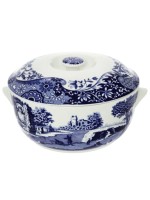 Spode Blue Italian Round Covered Deep Dish