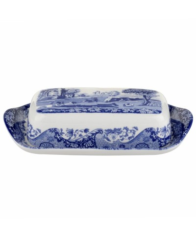 Spode Blue Italian Butter Dish image