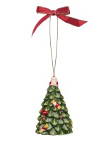 Spode Christmas Tree Bell Hanging Ornament