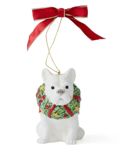 Spode Christmas Tree French Bulldog Ornament image