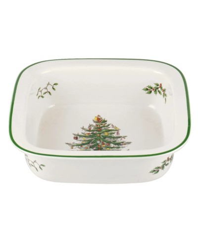 Spode Christmas Tree Square Baker Dish 25cm Tableware, Portmeirion, Portmeirion , Christmas Decorations, Brand New , Christmas All, Christmas Decorations, Christmas Gifts image