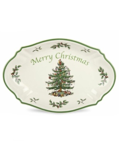 Spode Christmas Tree Merry Christmas Tray image