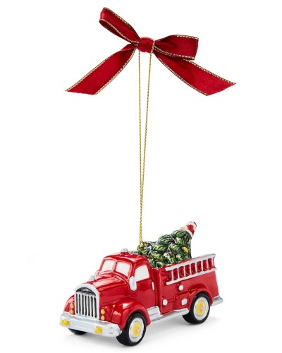 Spode Christmas Tree Firetruck with Tree Ornament Tableware, Portmeirion, Portmeirion , Brand New , IT`S CHRISTMAS, Christmas Decorations, Christmas Gifts image