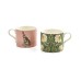 Spode The Original Morris & Co Mugs Pimpernel and Forest Hare Set of 2 Mugs image