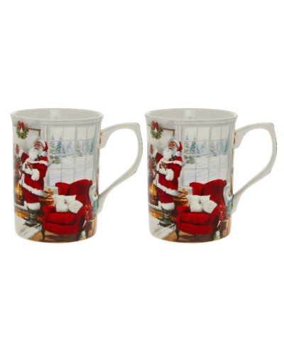Showing image for Santa`s Fireplace The Leonardo Collection 2pc Mug set Santa`s Fireplace The Leonardo Collection 2pc Mug set Tableware, Homewares, Brand New , Christmas Gifts, mugs, Leonardo Collection image
