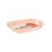 Baci Milano Rustic Style Decorated Coral Porcelain Roasting Dish L 40 x D 28 x H 5 cm Tableware, Homewares, Brand New , Christmas Decorations, Christmas Gifts, Baci Milano image