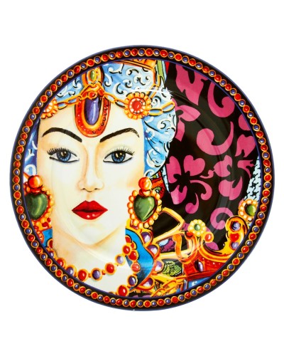Showing image for Baci Milano Le Gioie Rustic Style Floral Face Cake Plate 31 x 31 cm Baci Milano Le Gioie Rustic Style Floral Face Cake Plate 31 x 31 cm image
