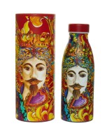 Baci Milano Le Gioie Red Mood Printed Stainless Steel Bottle