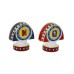 Baci Milano Queen of Hearts, King and Queen 2pc Condiment set image