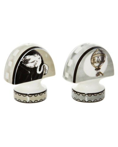 Baci Milano Black, Grey & White 2pc Condiment set image