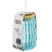 Manna Squiggle Blue Glass Wood Lid Tumbler & Straw Tableware, Homewares, Brand New , Glassware, Manna image