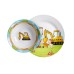 Ritzenhoff & Breker Construction Worker 3pc Children's Porcelain Meal Set image