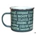 Orange Grove Mini Garden Tools & Dark Green Enamel Mug Gardening Gift Set image